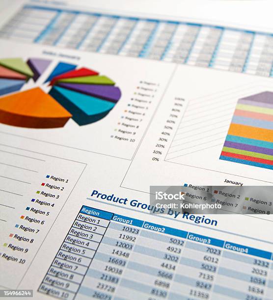 Foto de Gráficos E Organogramas e mais fotos de stock de Aprimoramento - Aprimoramento, Calcular, Cifras Financeiras