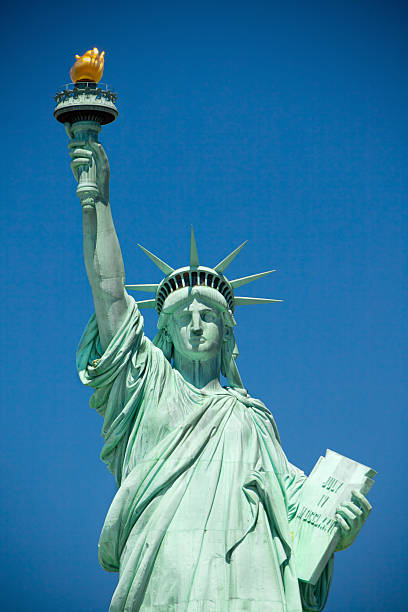 Statue of Liberty in New York stock photo