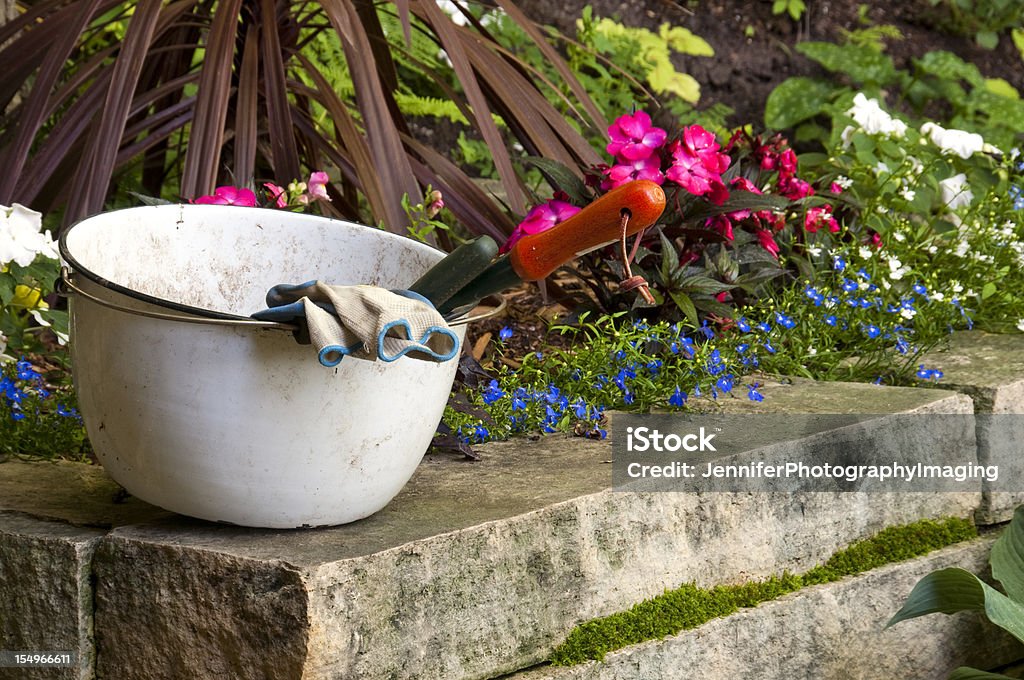 Giardino degli strumenti - Foto stock royalty-free di Flora