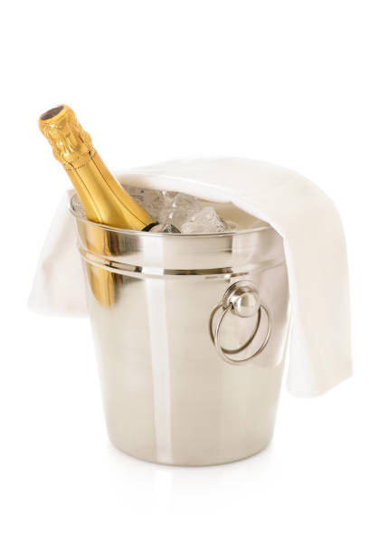 istock Bottle of Champagne in cooler 154967305