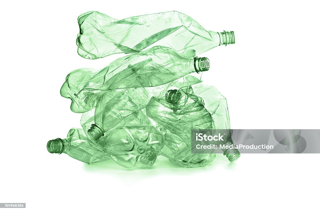 Bottiglie di plastica da riciclare - Foto stock royalty-free di Plastica