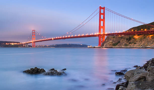 istock Golden Gate Bridge in San Francisco at dawn 154973570