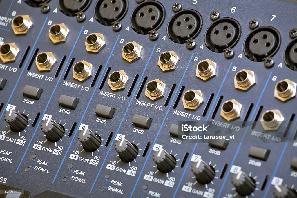 mixer More art and music pictures&gt;&gt;&gt; Amplifier Stock Photo