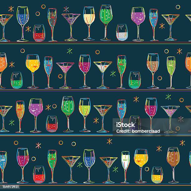 カクテルのパターン設計 - アルコール飲料のベクターアート素材や画像を多数ご用意 - アルコール飲料, イラストレーション, カクテル