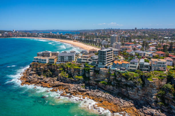 istock Drone aerial view over Queenscliff and Manly Northern Beaches 1549776981