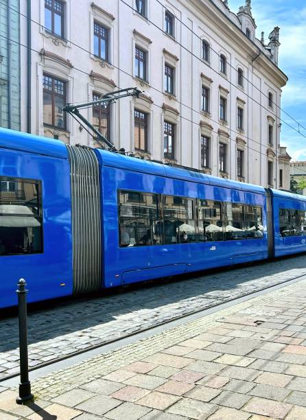 istock Tram on All Saints Square in the Old Town. 1549837977