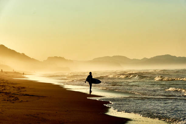 istock Scenic view of beach during sunrise 1549840028