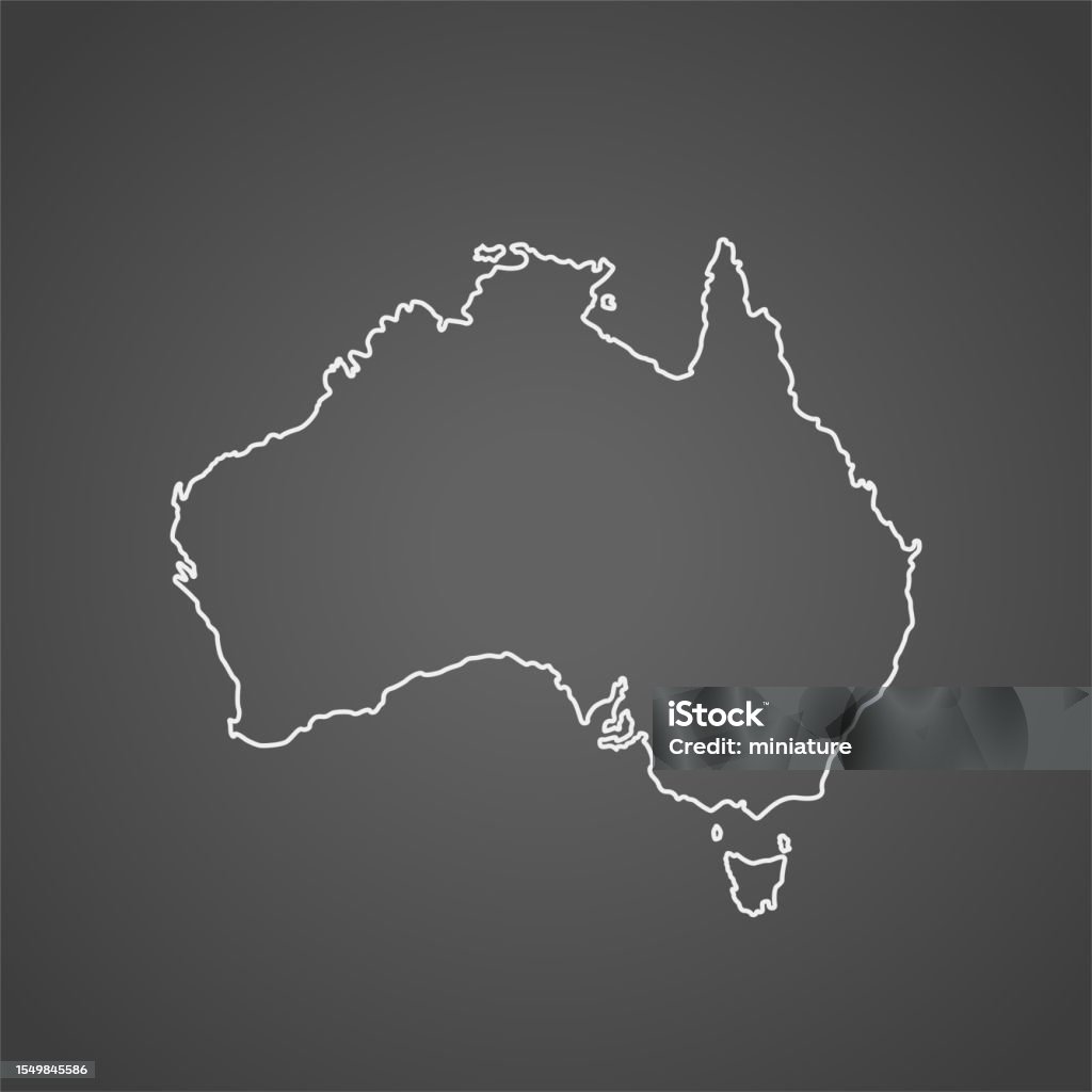 Abstract Colored Australia Map Australia Map Stock Illustration - Download Image Now - Abstract ...