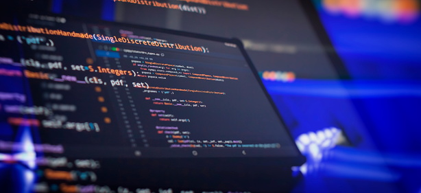 Programmw Work Software Programming Work Time Program Development Concept Stock Photo ...
