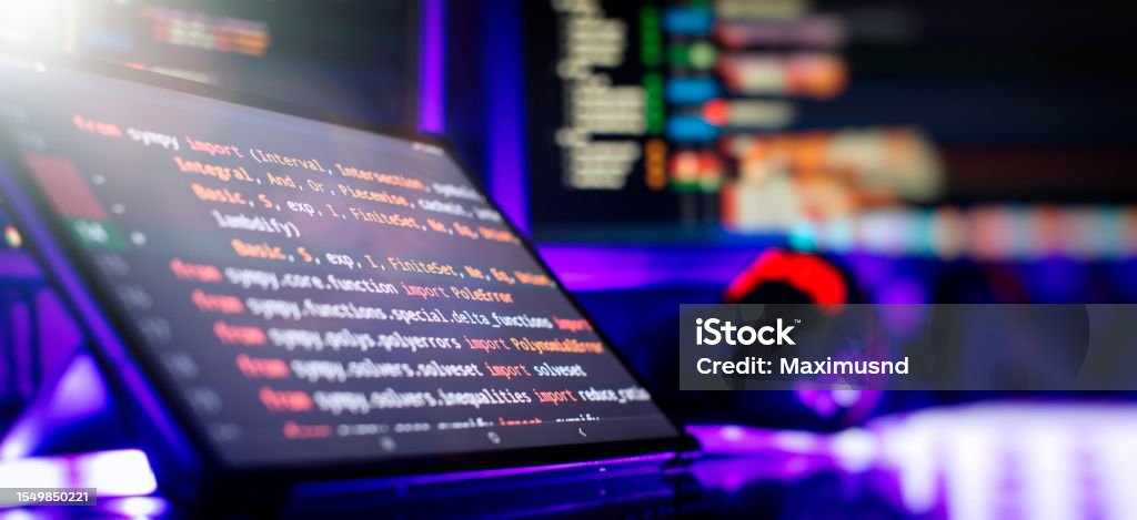 Programmw Work Software Programming Work Time Program Development Concept Stock Photo ...