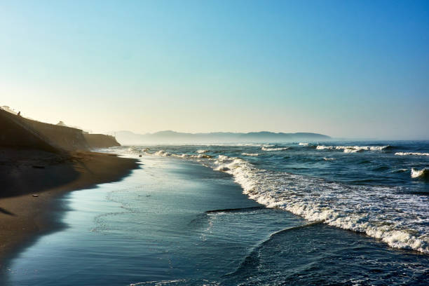 istock Scenic view of ocean during sunrise 1549875533