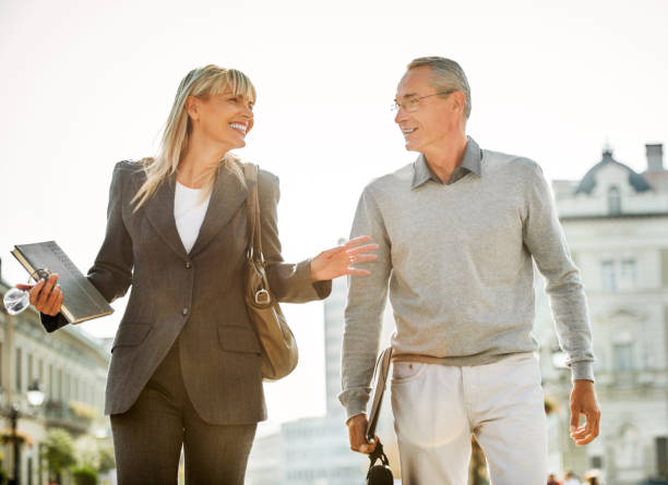 istock Business people walking in the streets. 154996083