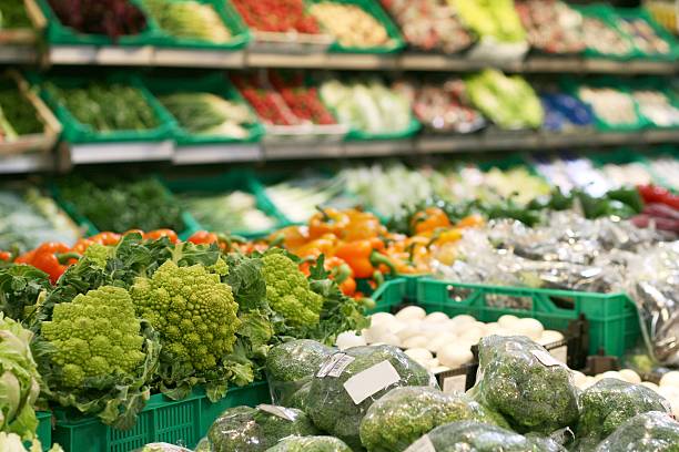 istock Fresh vegetable in market place 154996739
