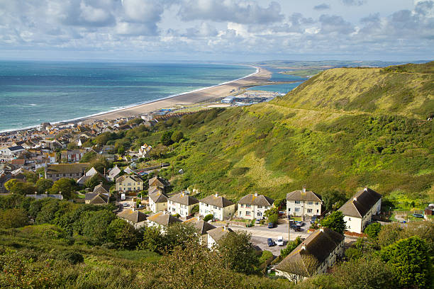 istock Dorset coast and beach at Portland Chesil England UK 154998895
