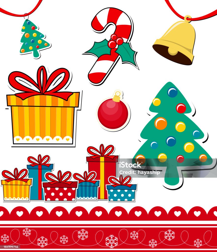 Decoração de Natal clip art - Vetor de Caixa - Recipiente royalty-free