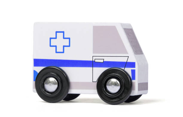 istock Retro wooden toy car isolated on white 1550007610
