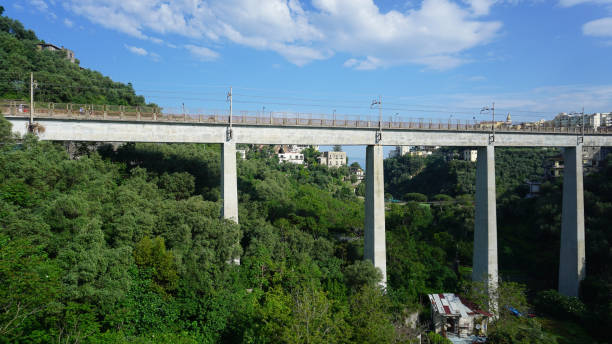 istock Beautiful sunny stret view from Vico Equence, IItaly 1550018639