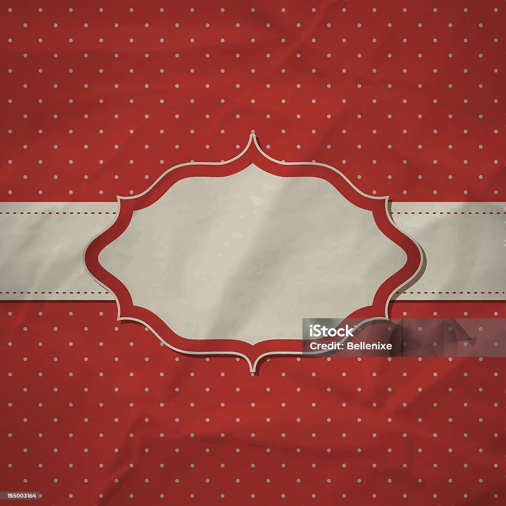Editable Red Frame Retro Red Frame Stock Illustration - Download Image Now - Border ...
