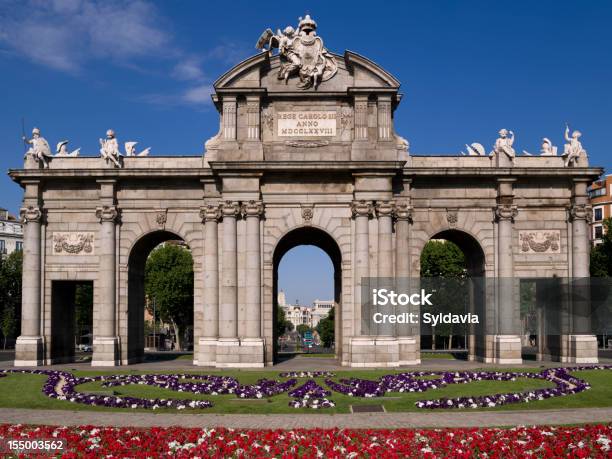 Monumento De Espanha Madrid - Fotografias de stock e mais imagens de Ao Ar Livre - Ao Ar Livre, Arquitetura, Cidade