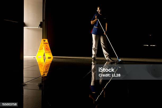 Mopping Stock Photo - Download Image Now - Janitorial Service, Cleaning, Business