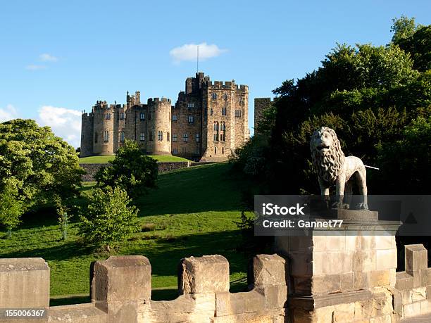 Castello Di Alnwick Northumberland - Fotografie stock e altre immagini di Castello di Alnwick - Castello di Alnwick, Alnwick, Inghilterra