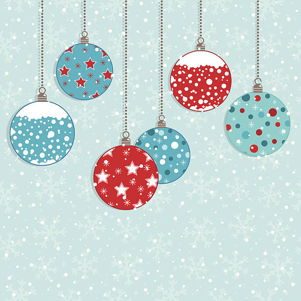 Navidad decoración bauble - ilustración de arte vectorial