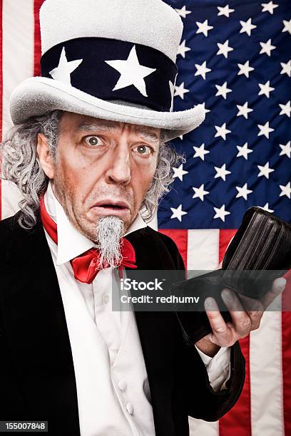 Bankrupt Uncle Sam Stock Photo - Download Image Now - Uncle Sam, Empty  Wallet, USA - iStock