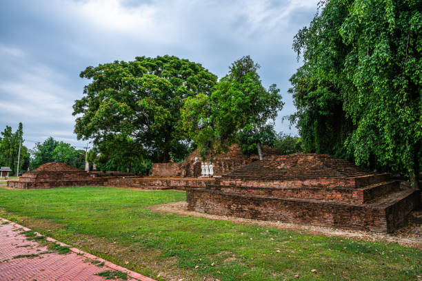 istock Ancient buddha figures in (SRI SUKHOT) temple is an ancient buddhist temple in Chan Palace is a Buddhist temple It is a major tourist attraction in Phitsanulok,Thailand. 1550083341