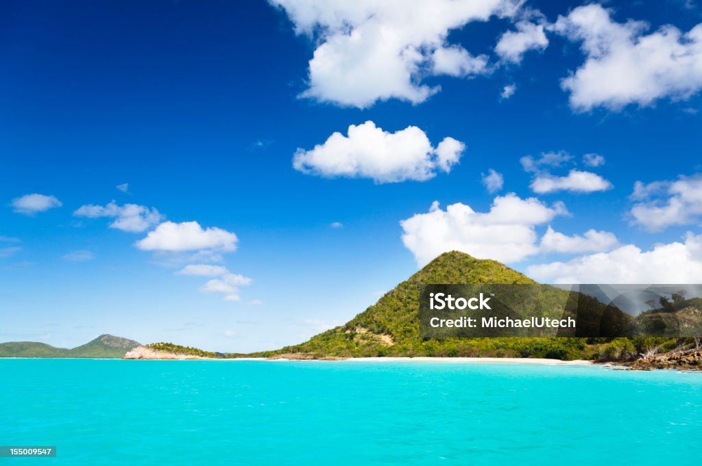 Costa caraibica Hill - Foto stock royalty-free di Ambientazione esterna