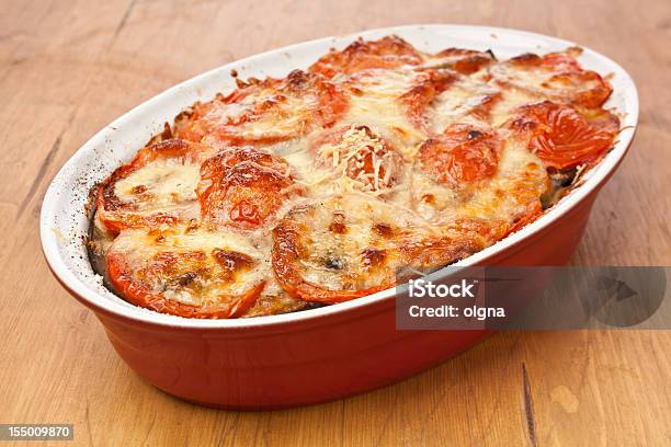 Classic Greek Moussaka Stock Photo - Download Image Now - Baked, Casserole Dish, Cheese