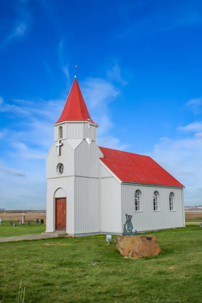 istock Iceland, museum at Glaumbaer, famous church 1550108623