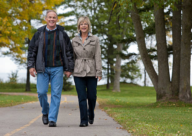 istock mature couple outdoors 155011976