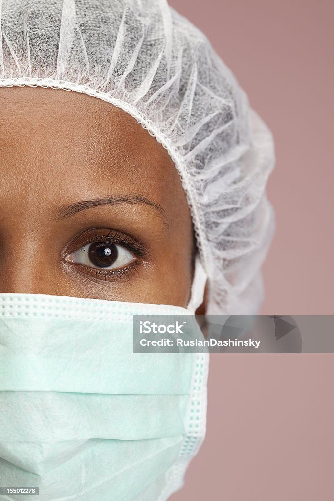 Close-up di un donna medico viso. - Foto stock royalty-free di Cardiologo