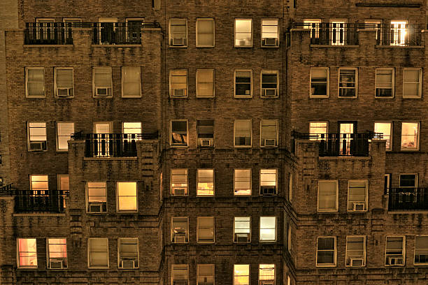 istock Apartments in the Night.NYC 155012279