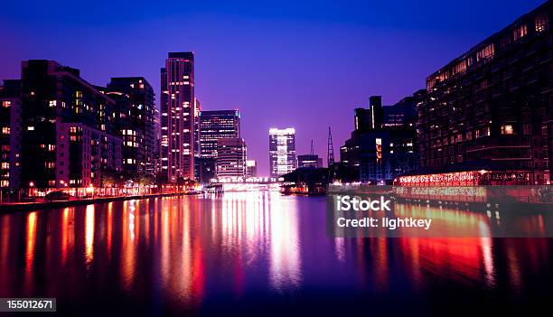 Canary Wharf Stock Photo - Download Image Now - London - England, Red, Architecture