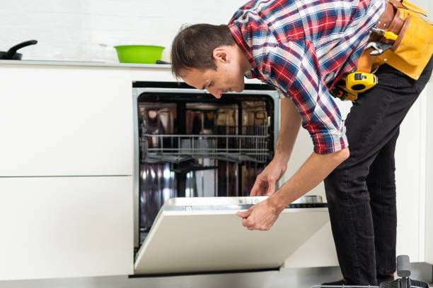 istock Dishwasher Repairing. High quality photo 1550126744