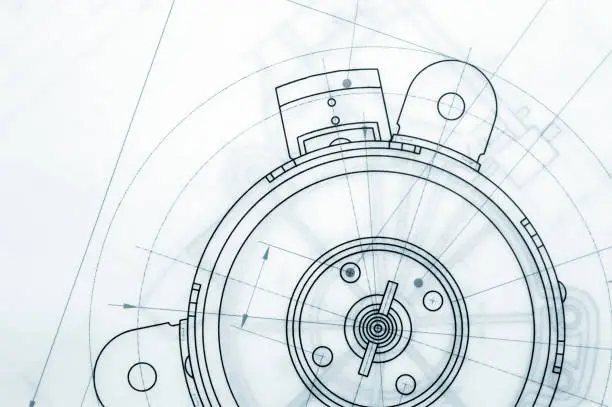 Photo of Mechanical Blueprint