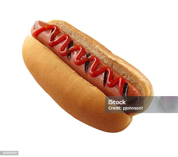 Photo libre de droit de Hot Dog banque d'images et plus d'images libres de droit de Hot dog - Hot dog, Ketchup, Objet ou sujet détouré