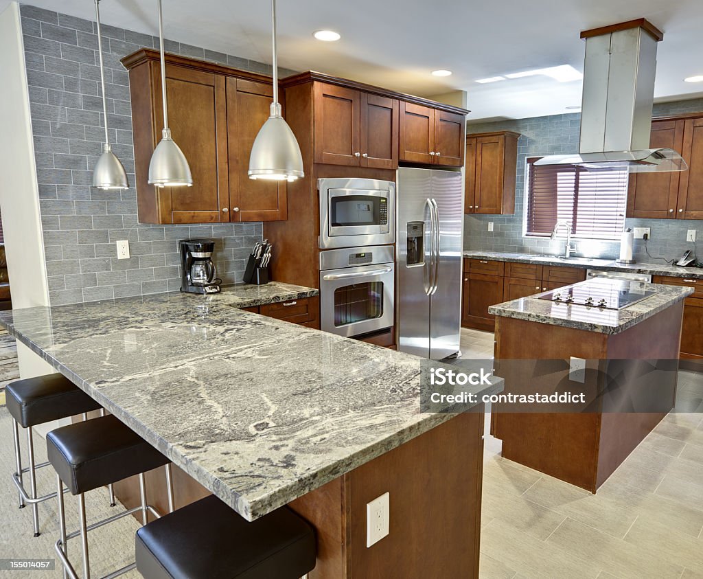 Intérieur de cuisine moderne - Photo de Cuisine libre de droits