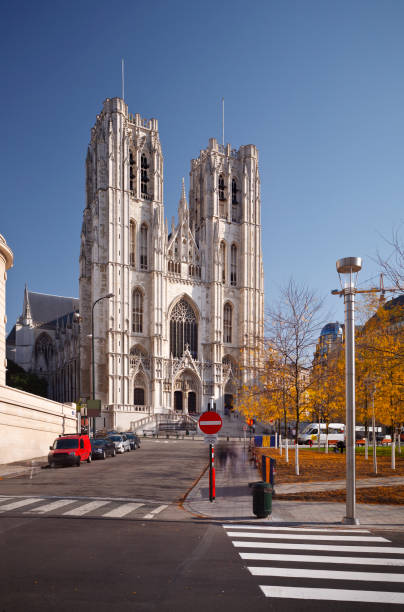 istock Cathédrale St. Michel and Gudule In Brussels 155014704