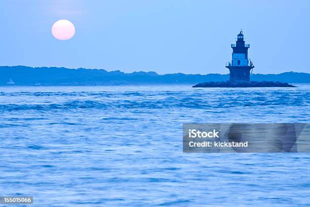 Orient Point Lighthouse Stock Photo - Download Image Now - Atlantic Ocean, Building Exterior, Color Image