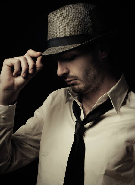 istock Portrait of a Man with Hat 155016143