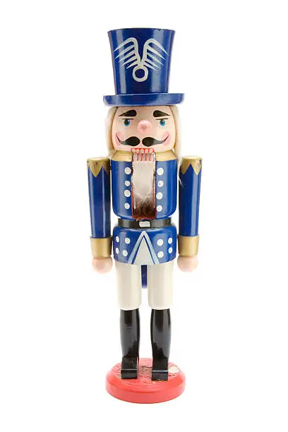 Photo of Old Blue Nutcracker Soldier