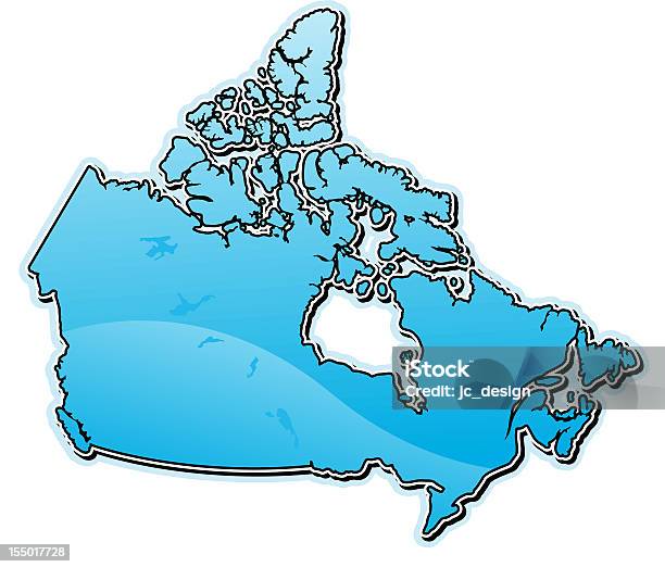 Ilustración de Canadá y más Vectores Libres de Derechos de Alberta - Alberta, América del norte, Azul