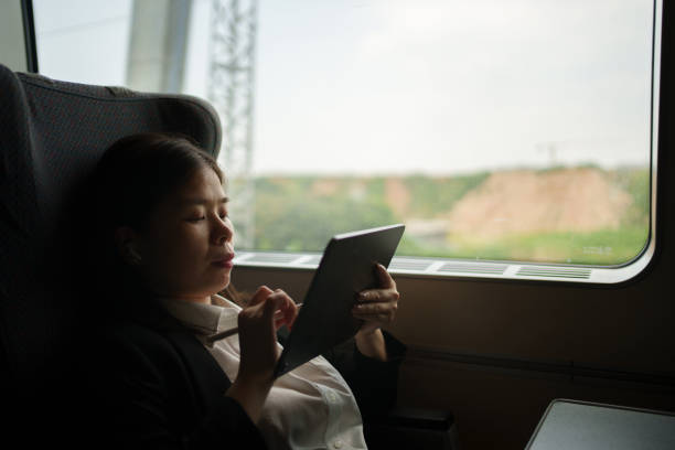 istock Asian women traveling by train 1550177293