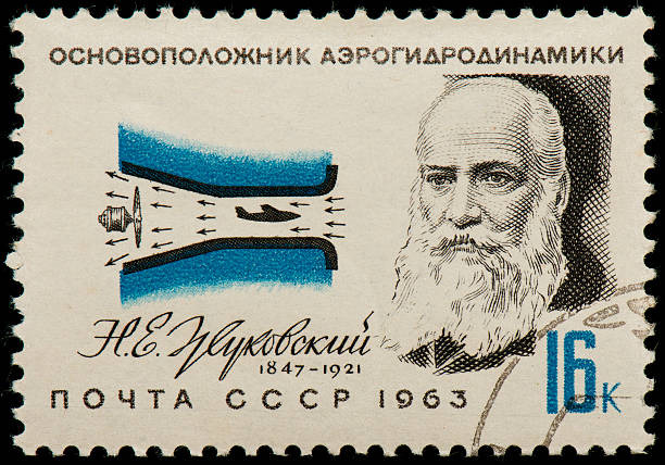 istock Soviet postage stamp dedicated to Nikolai Egorovich Zhukovsky 155018734