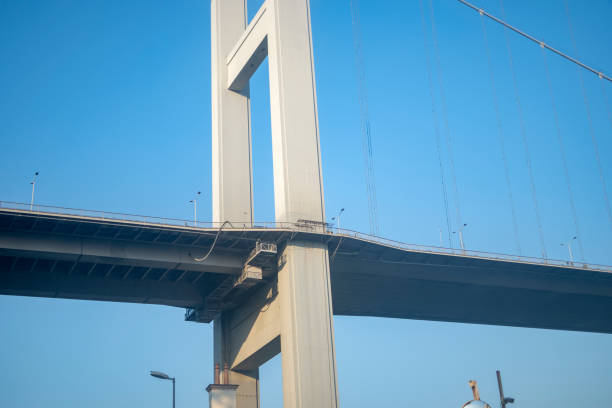 istock Cars on bridge to sunny day 1550210457