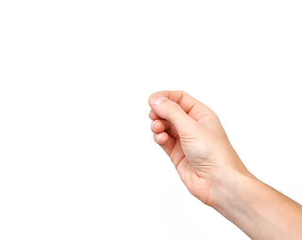 female hand on the isolated background
