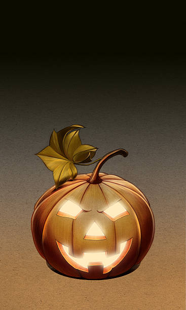 Abóbora de Halloween - ilustração de arte em vetor