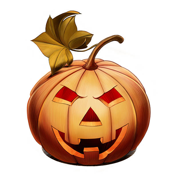 Halloween zucca - illustrazione arte vettoriale